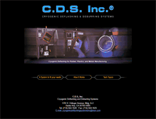 Tablet Screenshot of cryogenicdeflashingsystems.com